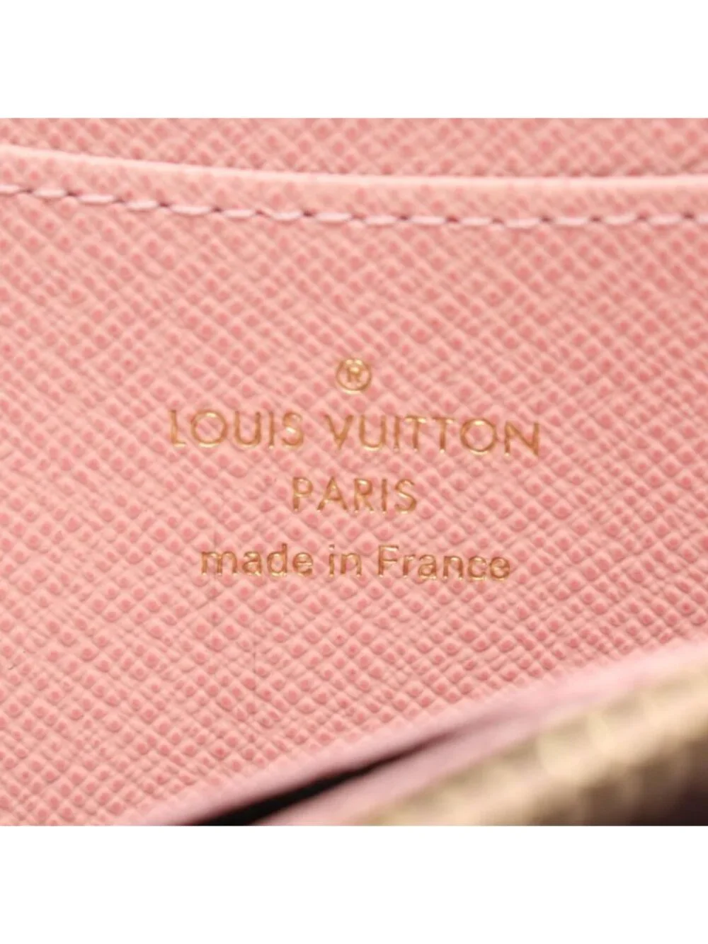 Louis Vuitton Coin Purse Zippy Damier Ebene Rose Ballerine